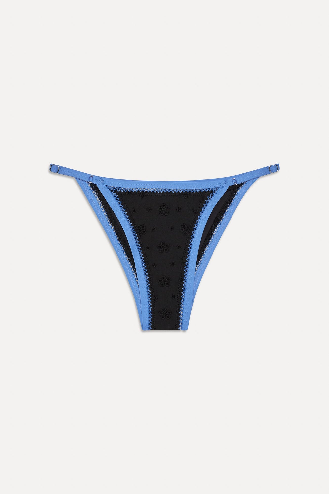 Luna Cheeky Eyelet Bikini Bottom Eclipse