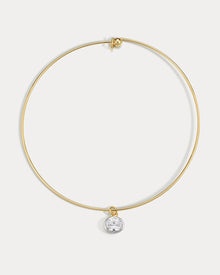 The Marais Pendant Wire Necklace | Gold/Silver