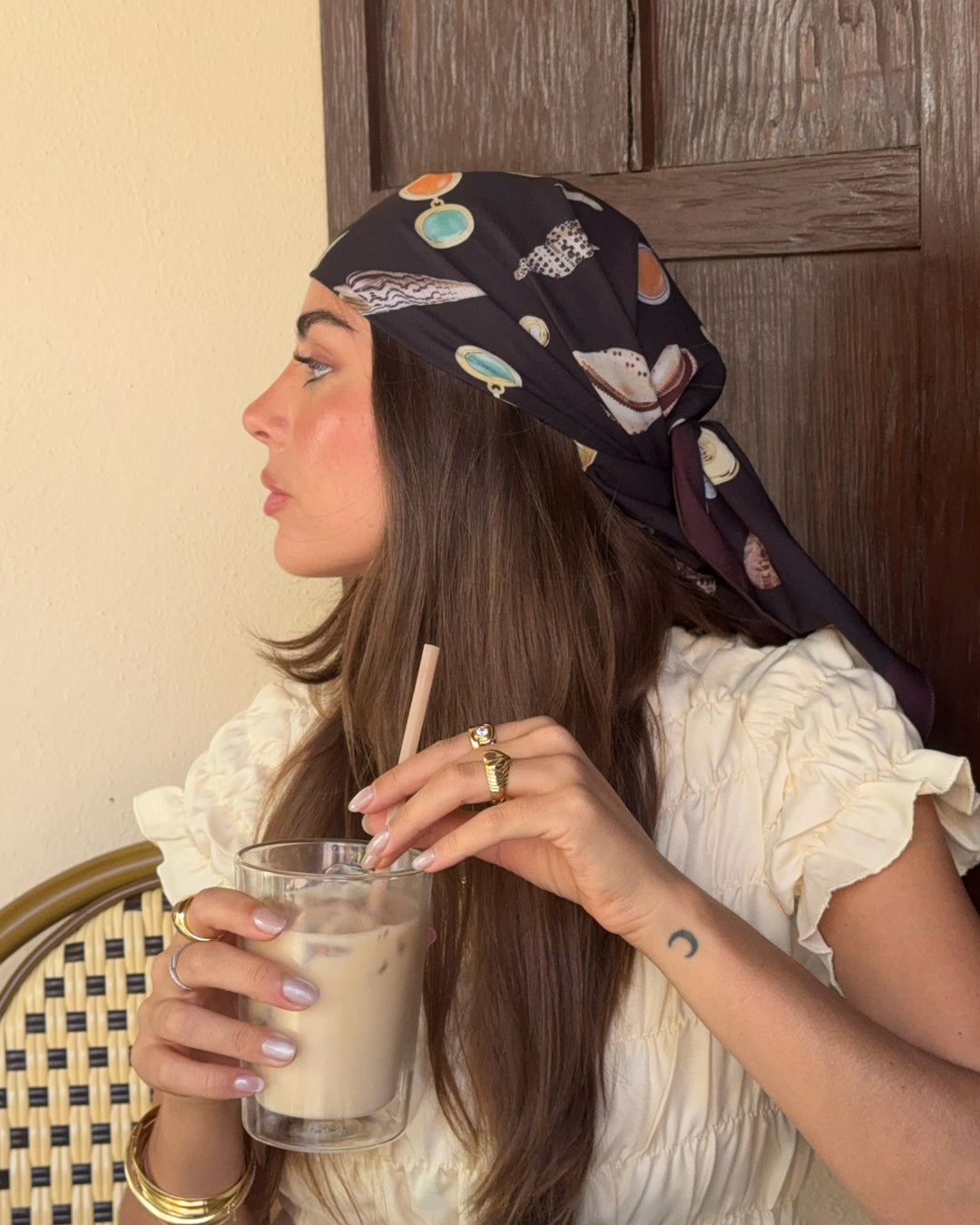 The Night Swim Scarf | Black