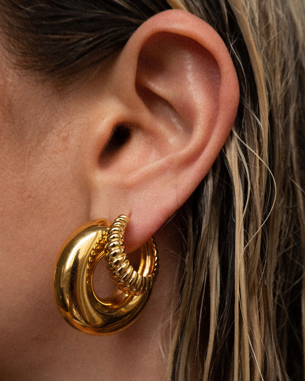 Noemi Hoops - Gold | Plated Gold