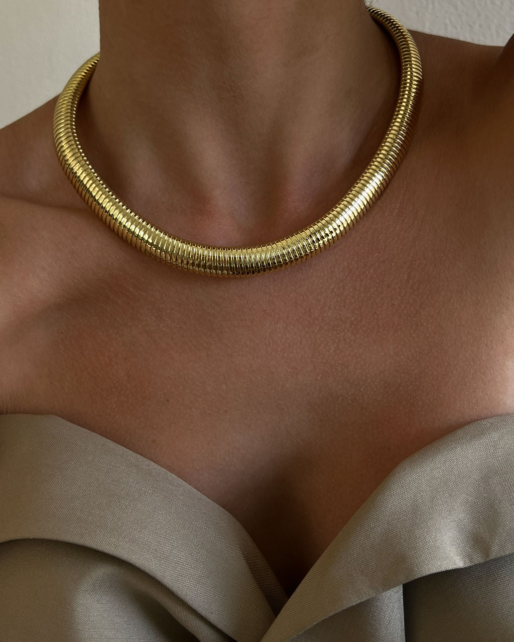 Flex Snake Chain Necklace - Gold | Plated Gold