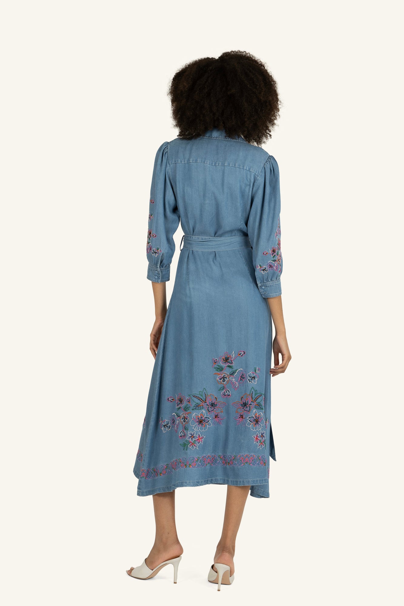 Lynn Dress | Light Blue Wash Denim