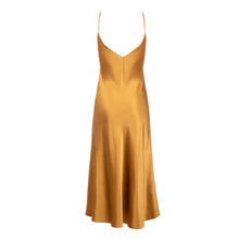 New Bronze Midi Slip Dress | Bronze