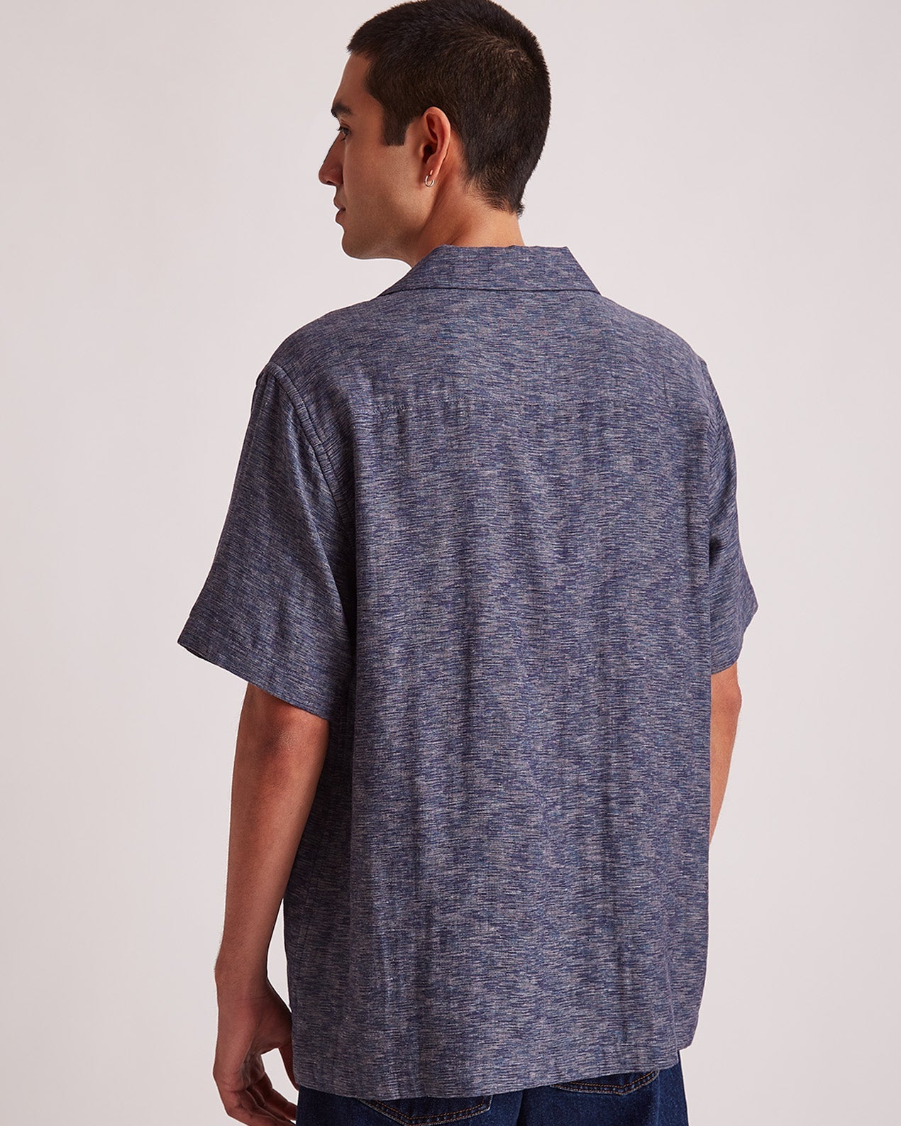 Ocean | Canty Embroidered Linen Gauze SS Shirt