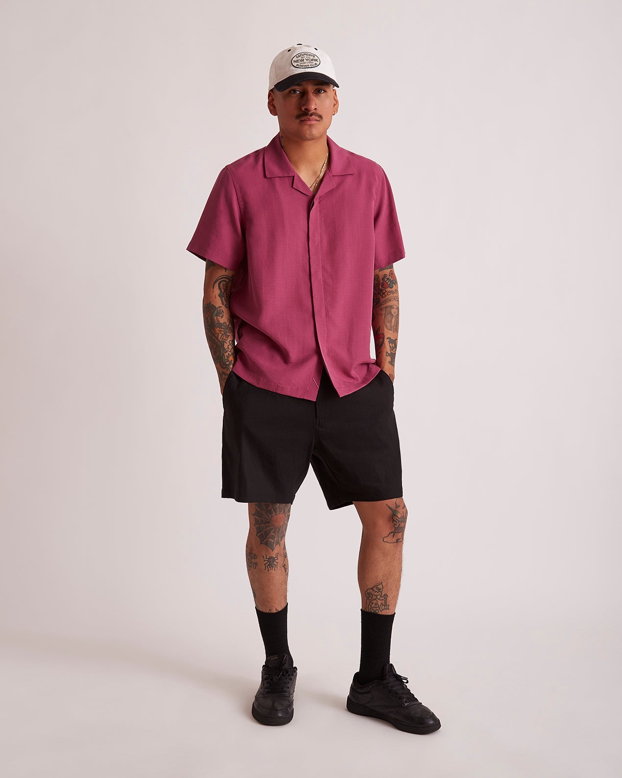 Black | Ambrose Linen Shorts