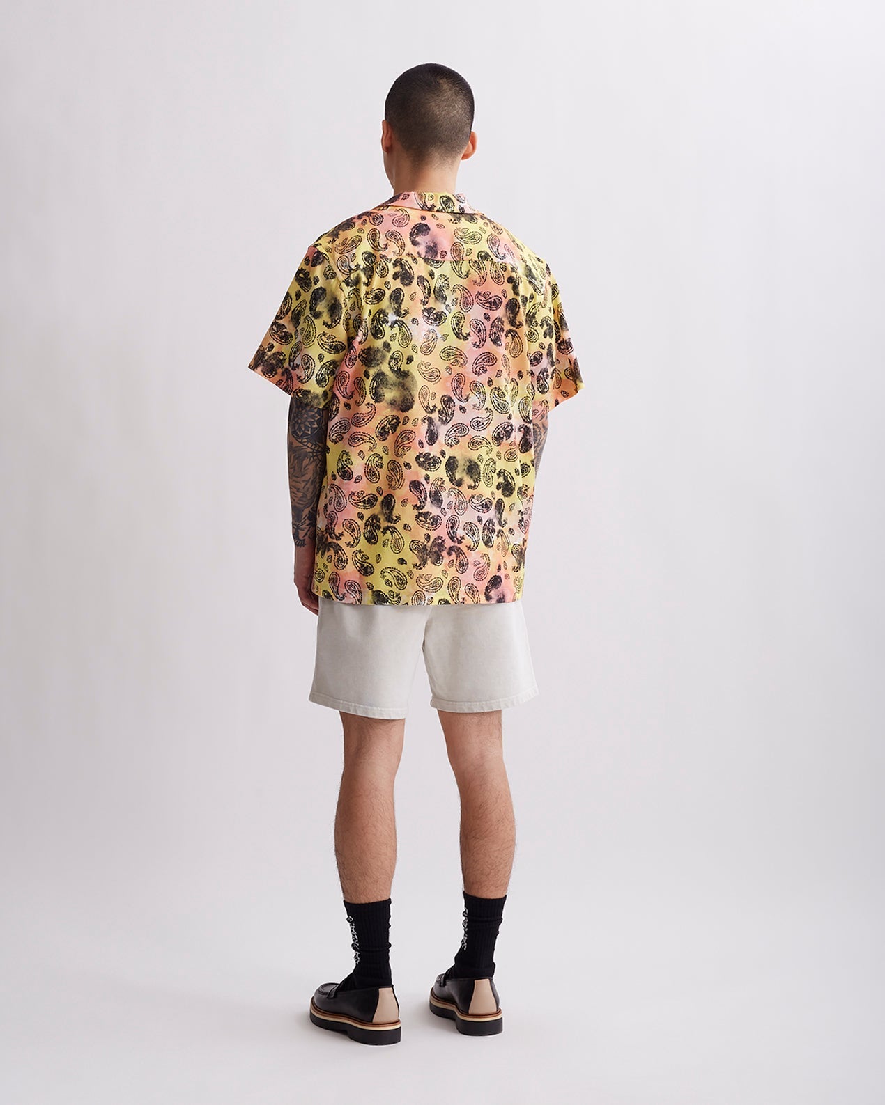 Ochre | York Paisley Short Sleeve Shirt