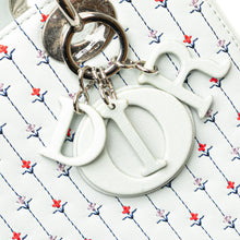 Dior | Pre-Owned Medium Calfskin Embroidered Flower Lady | White