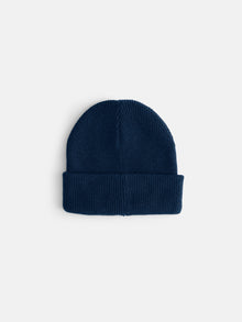 Unisex | Wool Cotton Beanie | Navy
