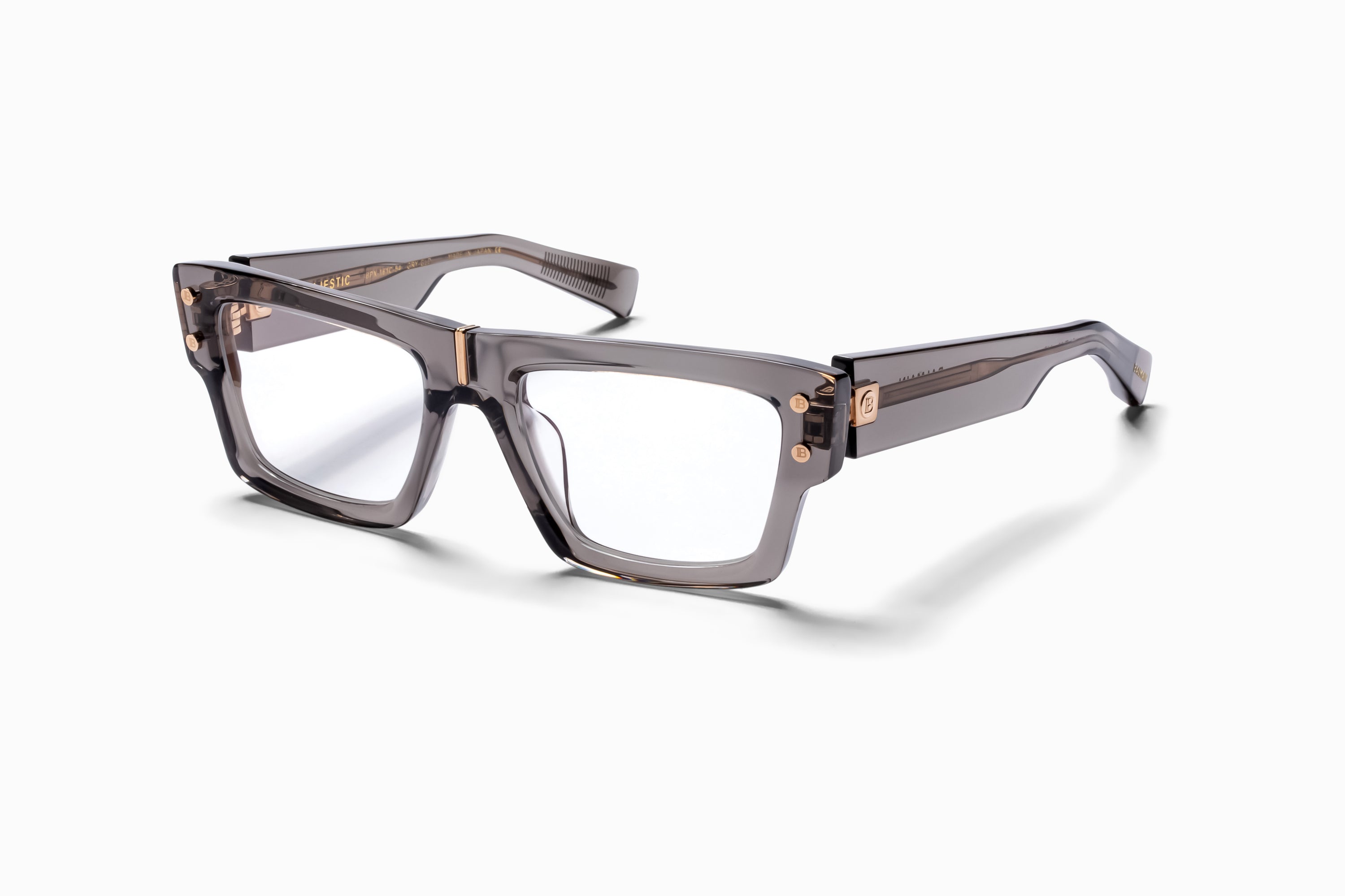 Unisex | Majestic Optical | Crystal Grey - White Gold | Clear