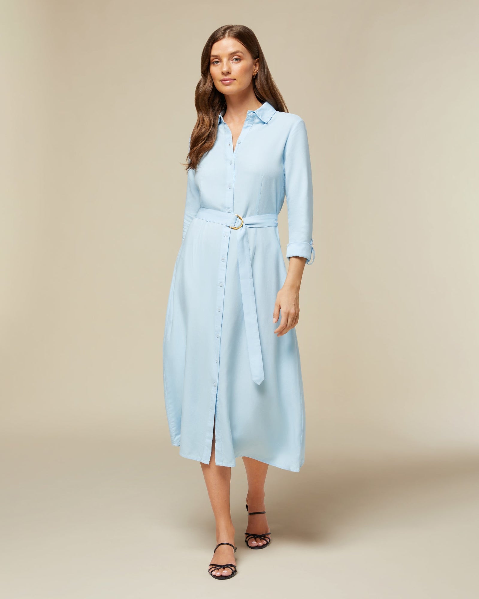 Midi Shirt Dress | Ice Water