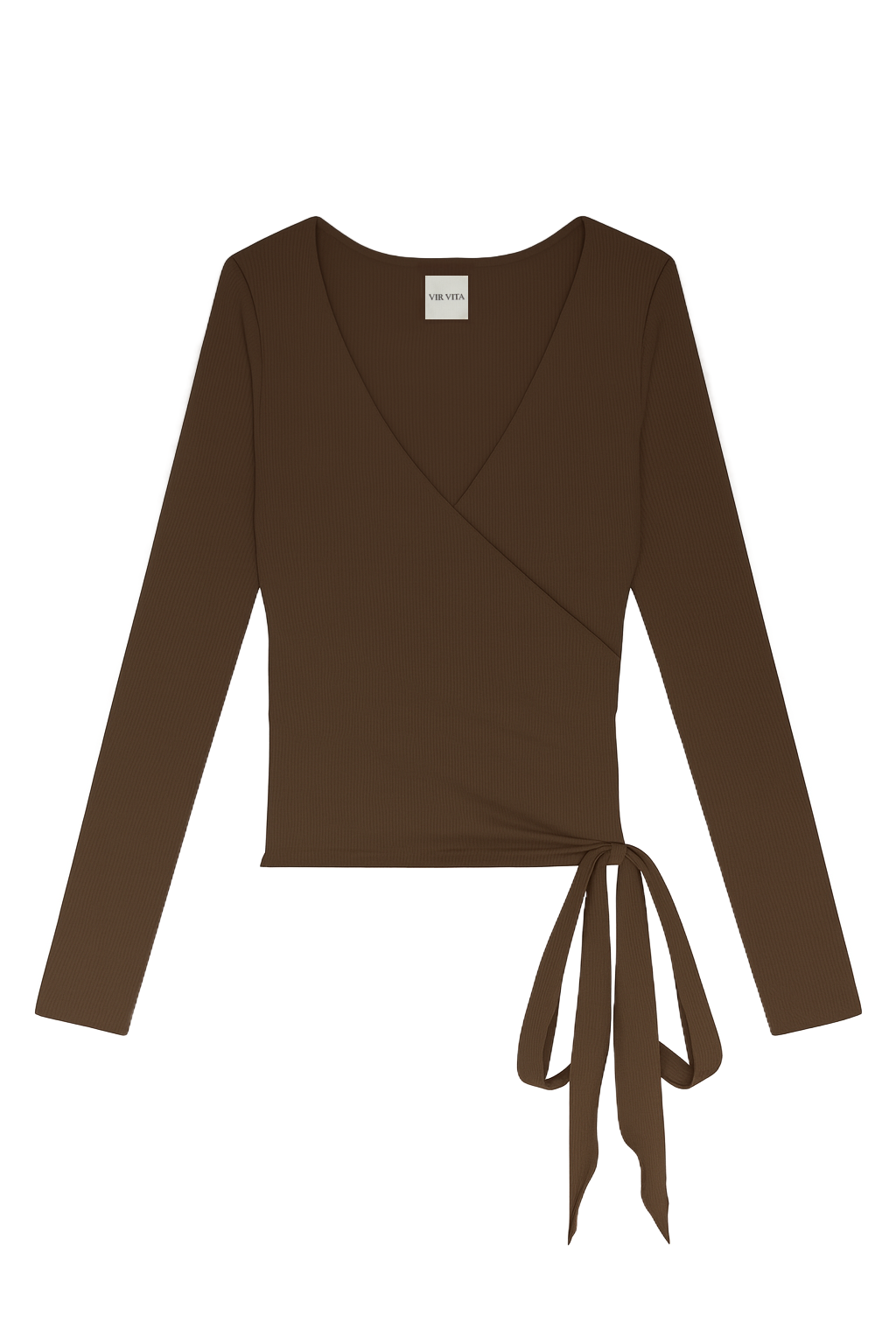 Margot Wrap Top | Chestnut