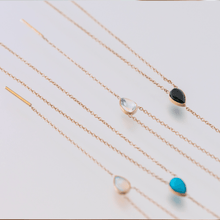 Women | Black Onyx Stillwater Lariat | 14k Rose Gold