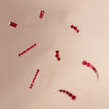 Women | Ruby Orion Studs | 14k Yellow Gold