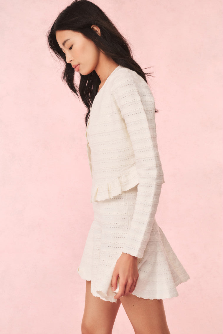 Maryanne Knit Mini Dress | Ivory