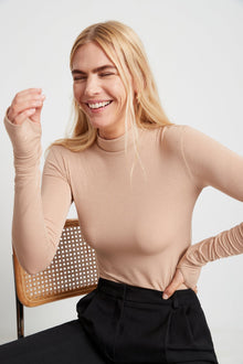 Sheer Addy Top | Light Beige