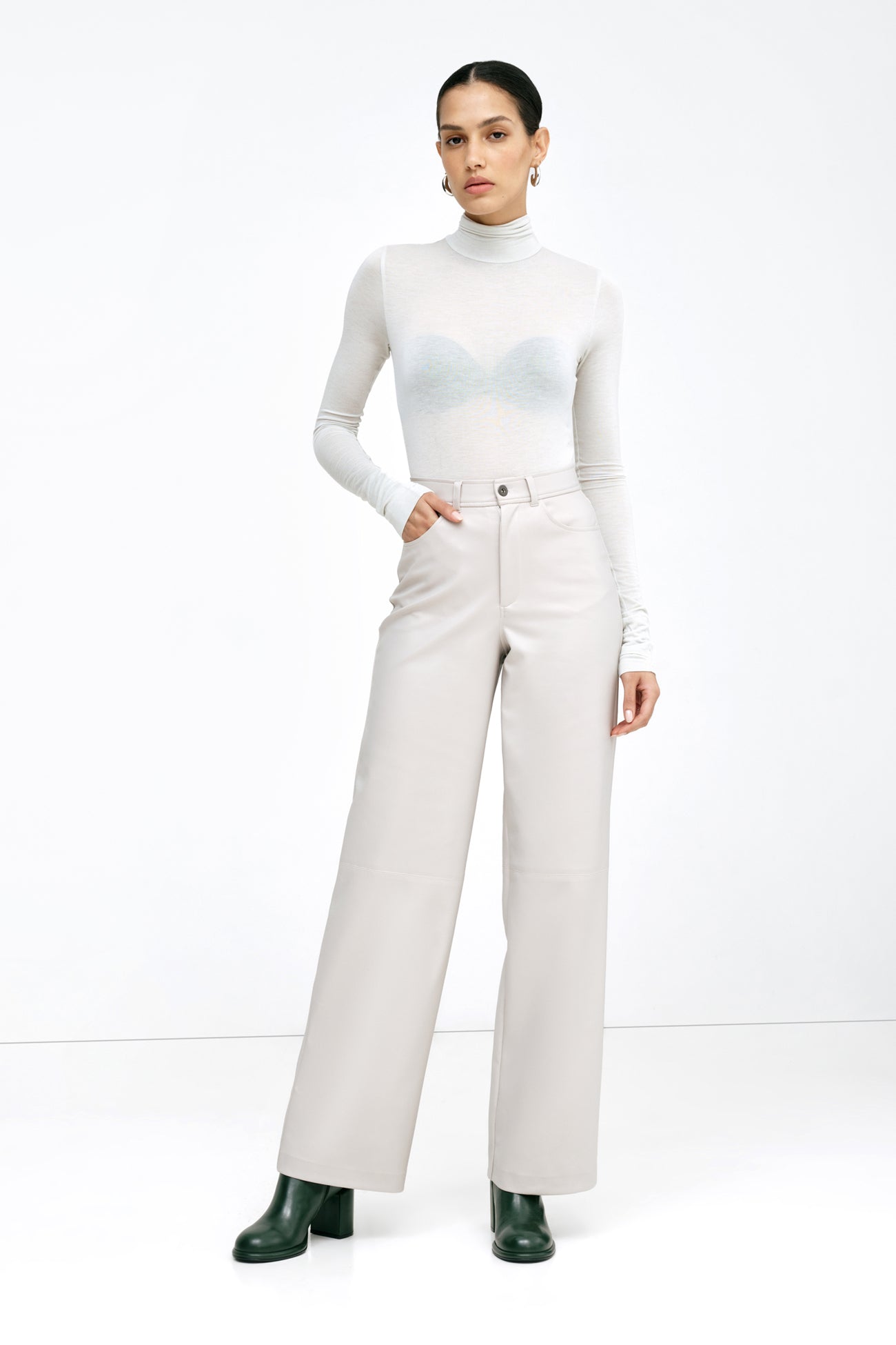 Annie Sheer Bodysuit | Mist