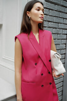 Selena Vest | Raspberry