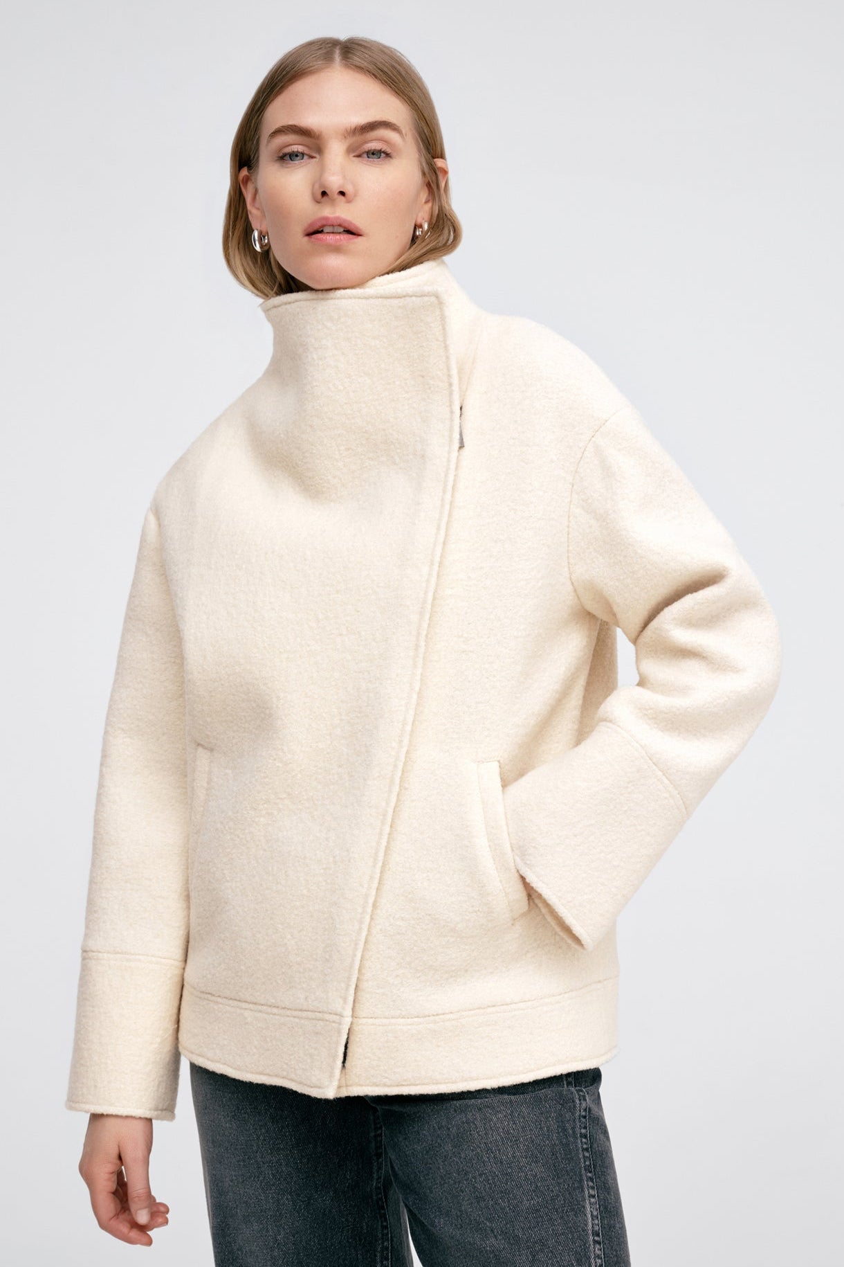 Melanie Wool Coat | Cream