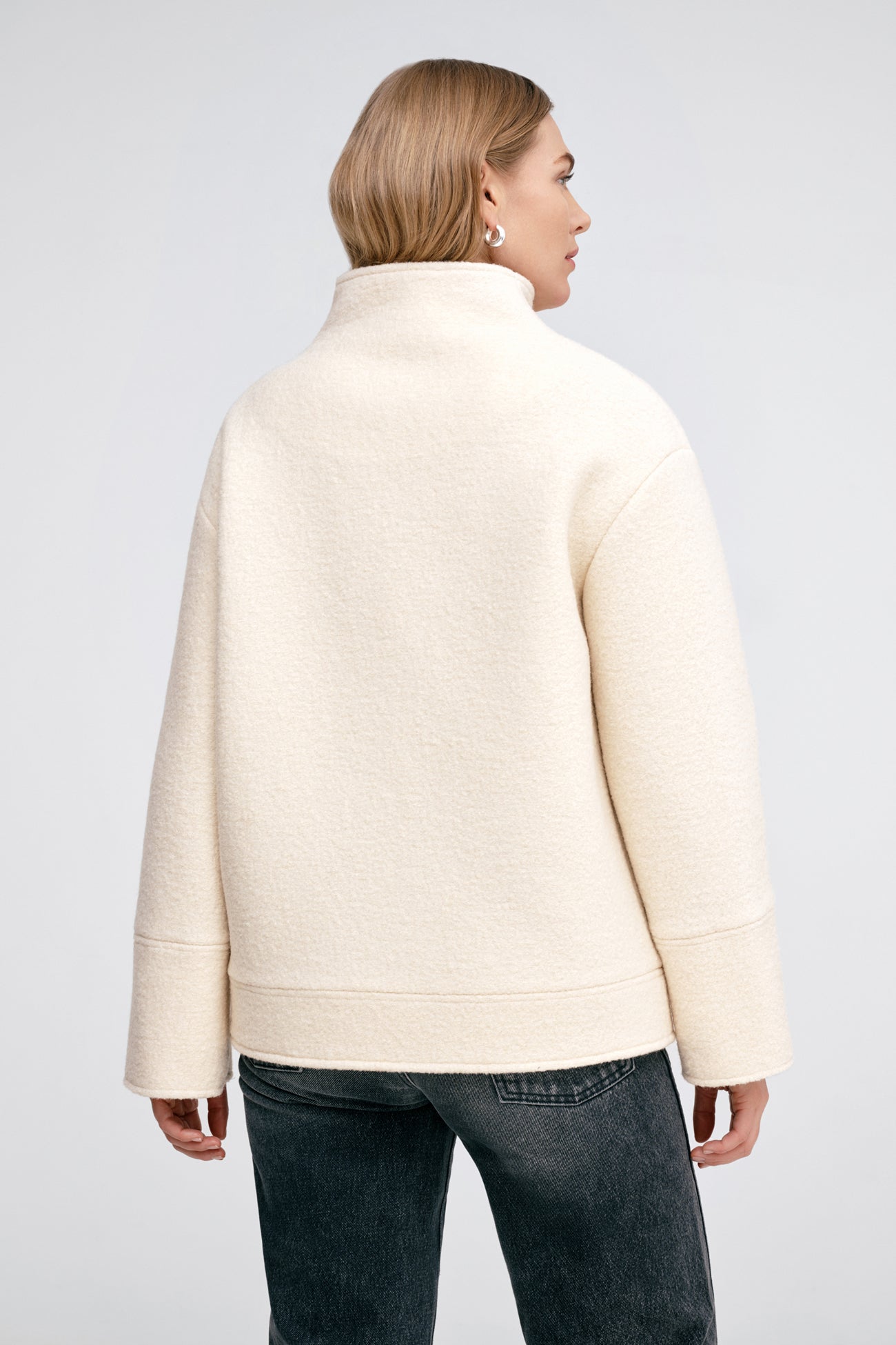 Melanie Wool Coat | Cream