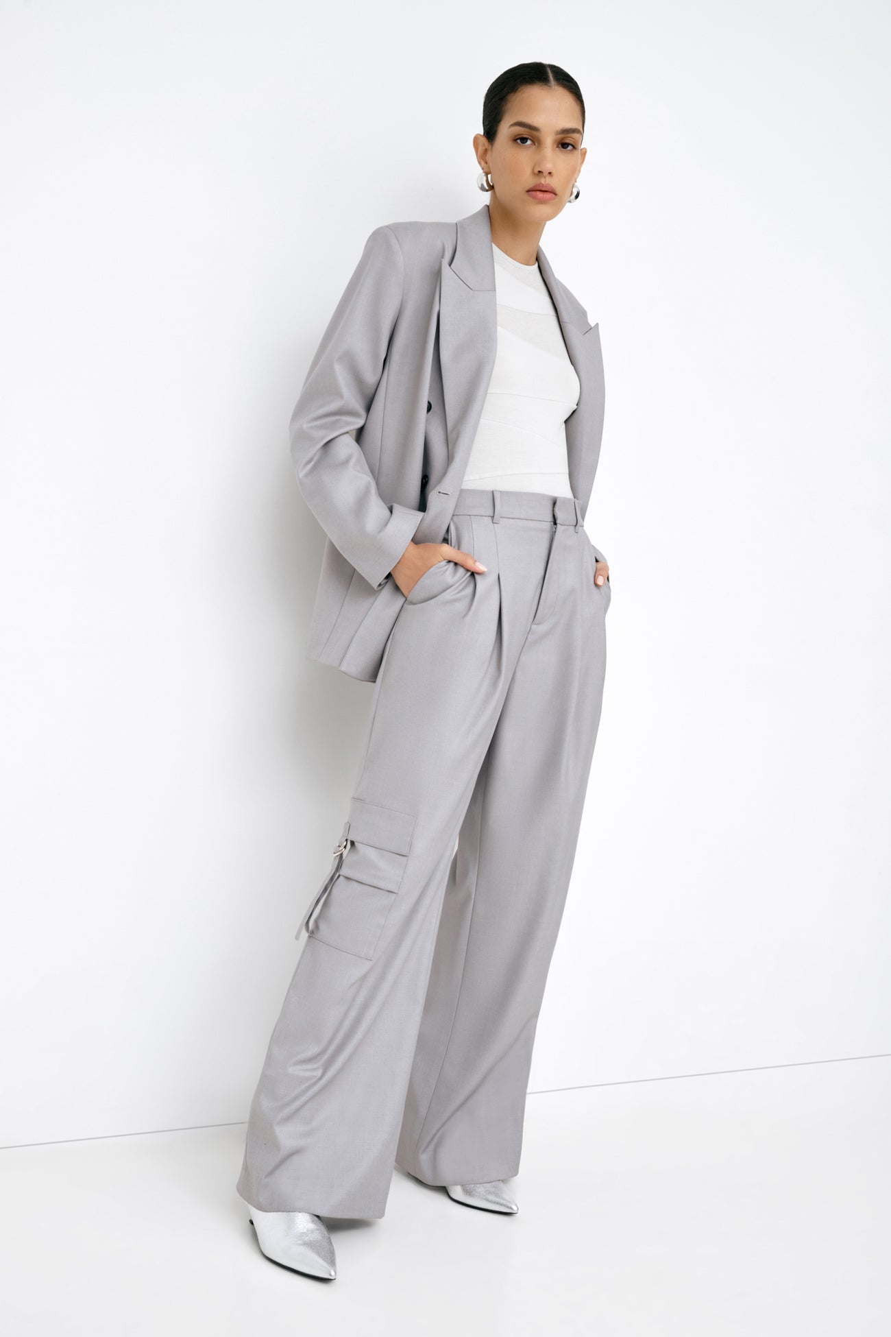 Hannah Blazer | Light Grey