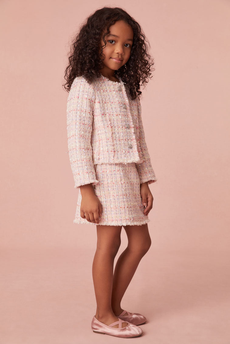 Girls | Medine Tweed Jacket | Birthday Cake