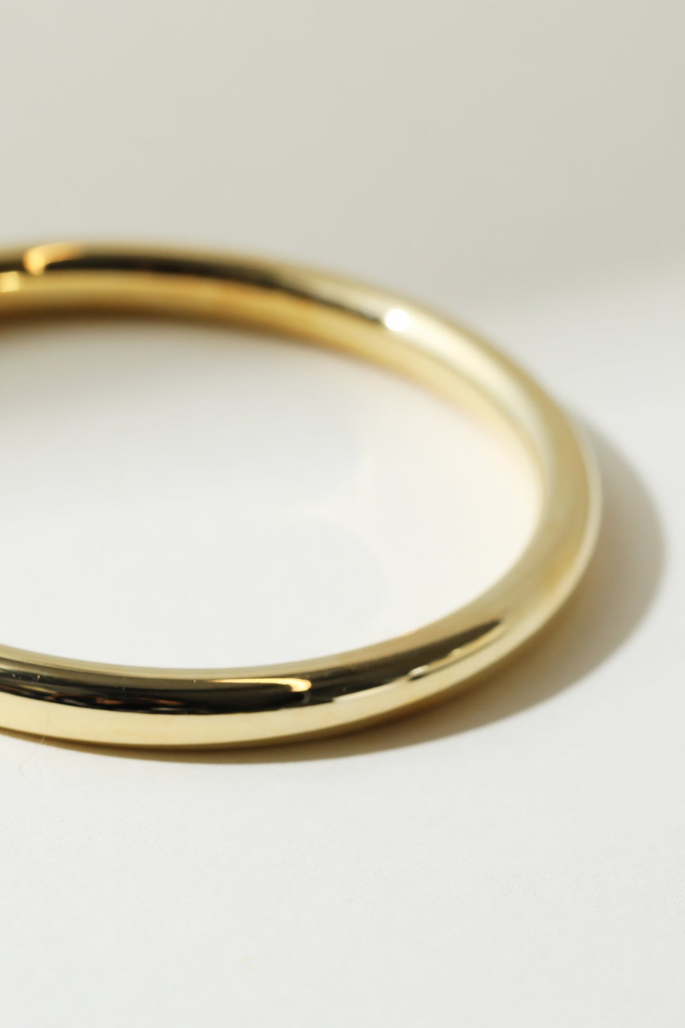 The M Essential Bangle Bracelet | 18Kt Gold Plated Brass