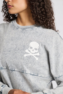 Women | Spirit Jersey | Mineral Crewneck | Grey Mineral Wash