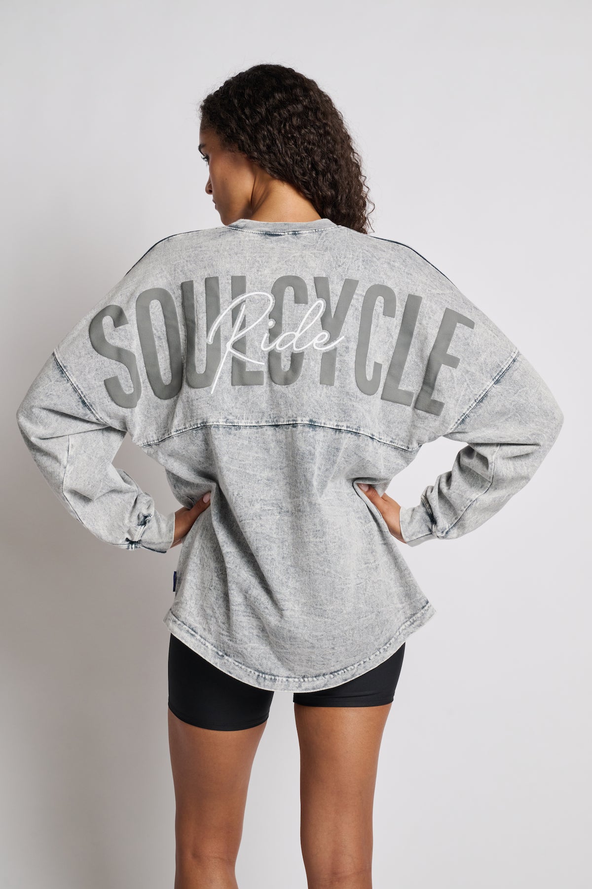 Women | Spirit Jersey | Mineral Crewneck | Grey Mineral Wash
