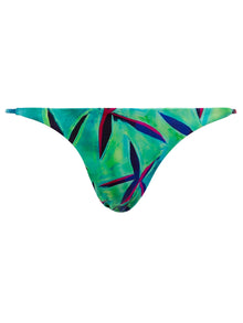 Louisa Ballou | Mini Ring Bikini Bottoms | Starfish Green