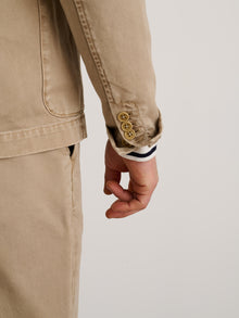 Men | Mill Blazer | Vintage Wash Chino Faded Khaki