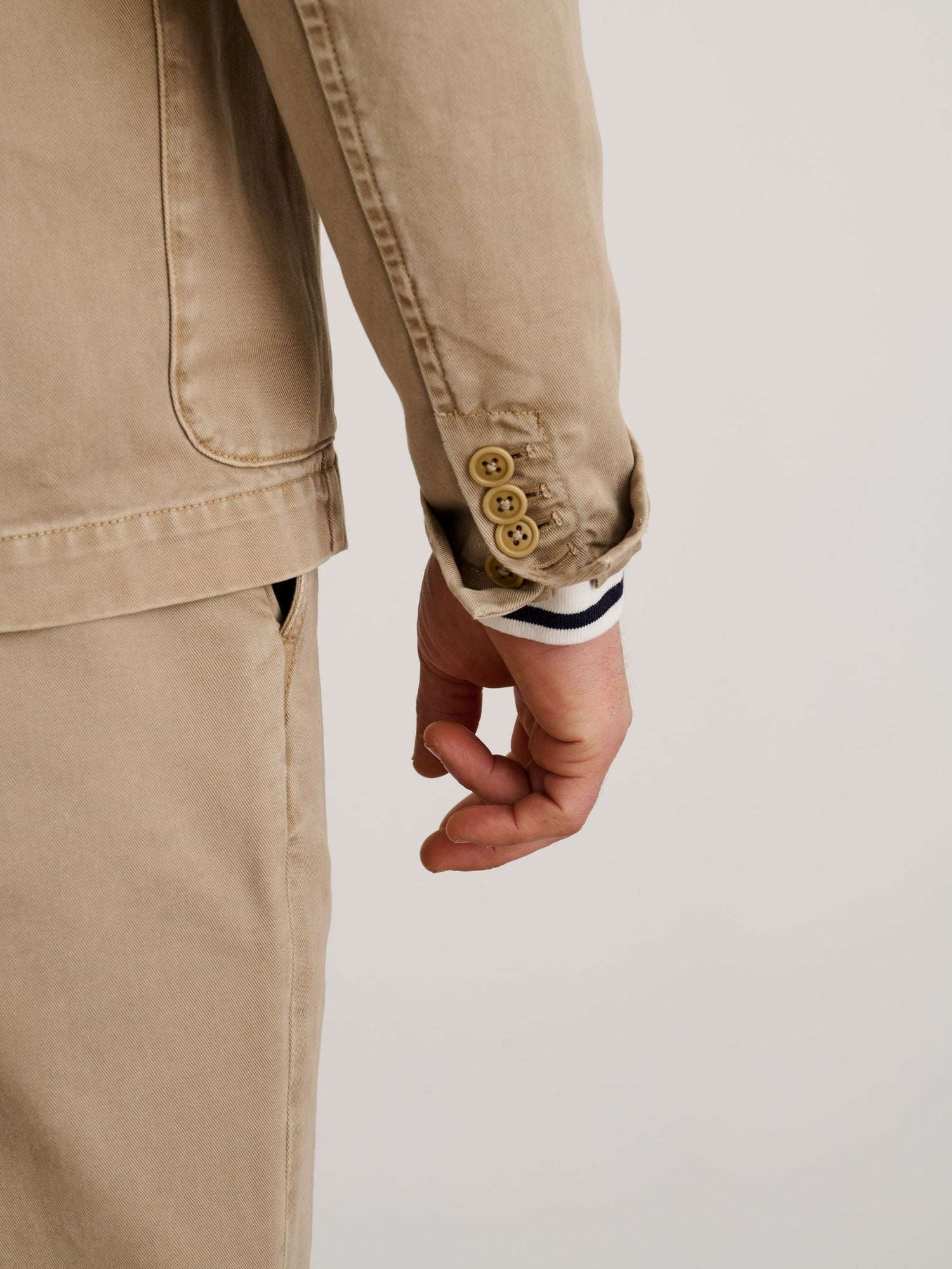 Men | Mill Blazer | Vintage Wash Chino Faded Khaki