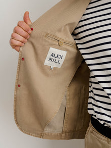 Men | Mill Blazer | Vintage Wash Chino Faded Khaki