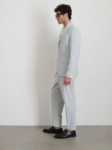 Men | Mill Blazer | Seersucker Light Blue
