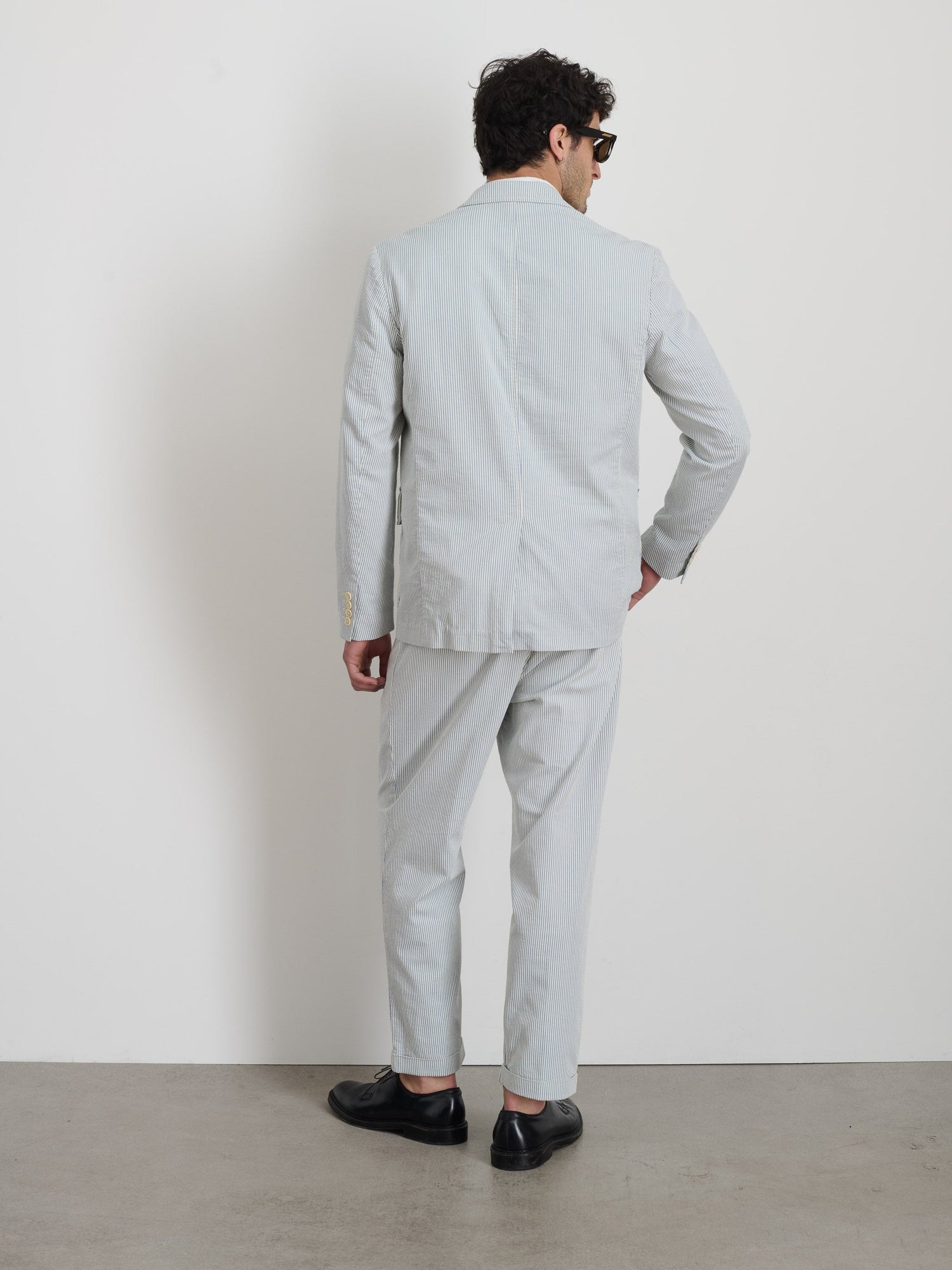 Men | Mill Blazer | Seersucker Light Blue