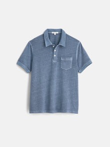 Men | Vintage Wash Polo | Faded Blue