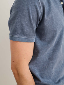 Men | Vintage Wash Polo | Faded Blue