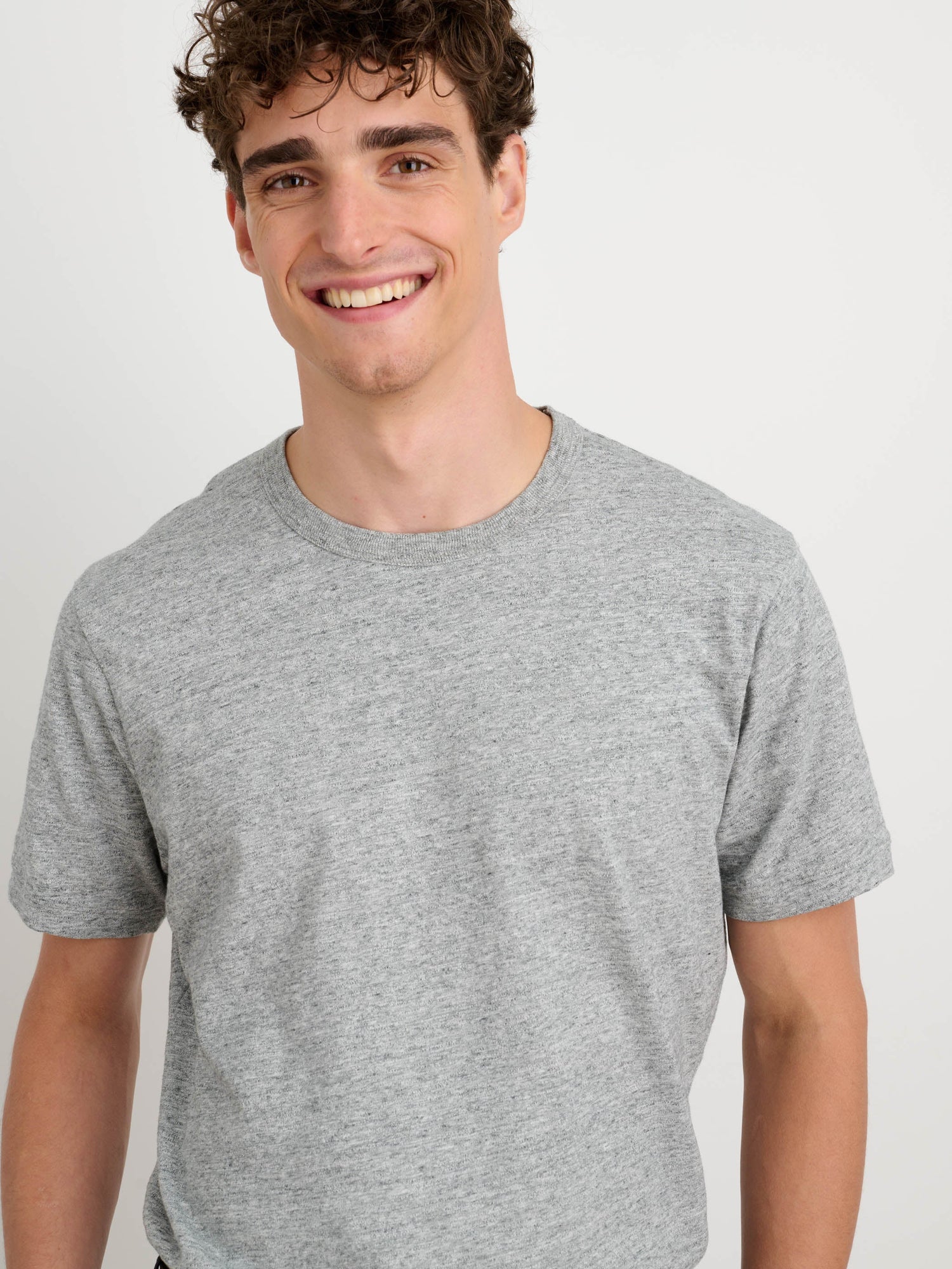 Men | Standard T-Shirt | Slub Cotton Heather Grey