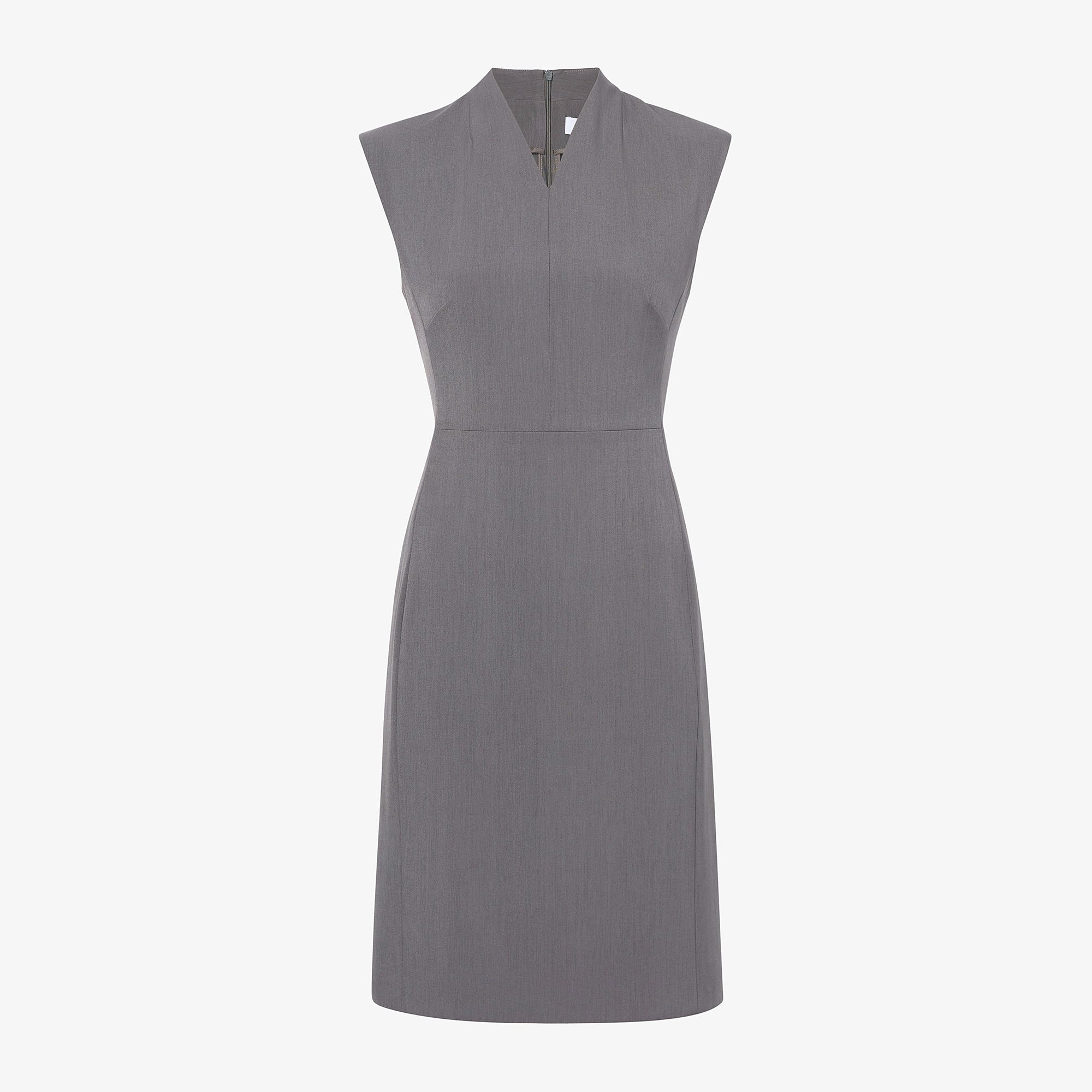 Packshot image of the Aditi Dress in Steel Gray