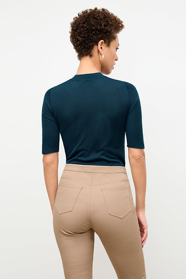 Front image of a woman wearing the Hockley Jean in Fawn | Exclude