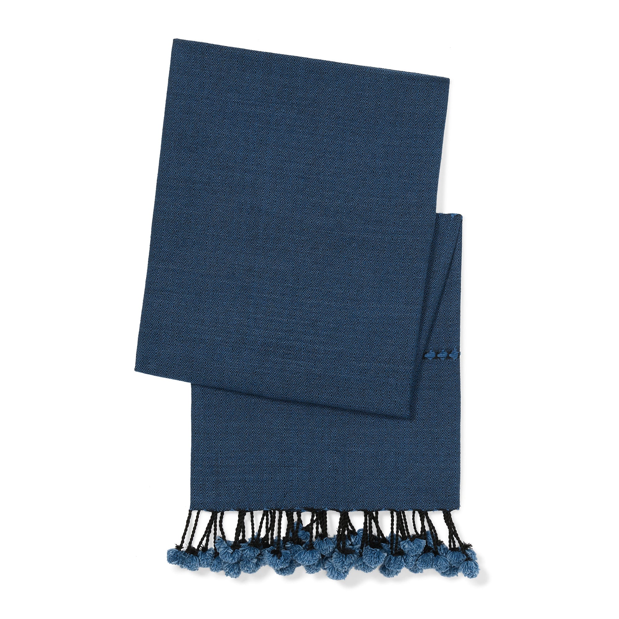packshot image of the laos scarf in evening sky
