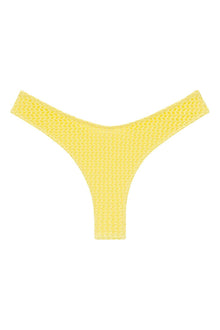 Lulu Zig Zag Stitch Bikini Bottom | Yellow Crochet