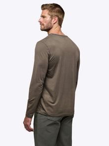 Mens | AO Forever Long Sleeve Tee | Classic-Fit PYCA Pro | Morel