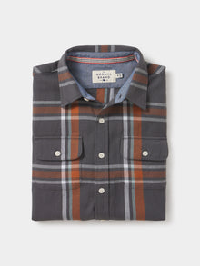 Men | Mountain Overshirt | Charcoal Plaid