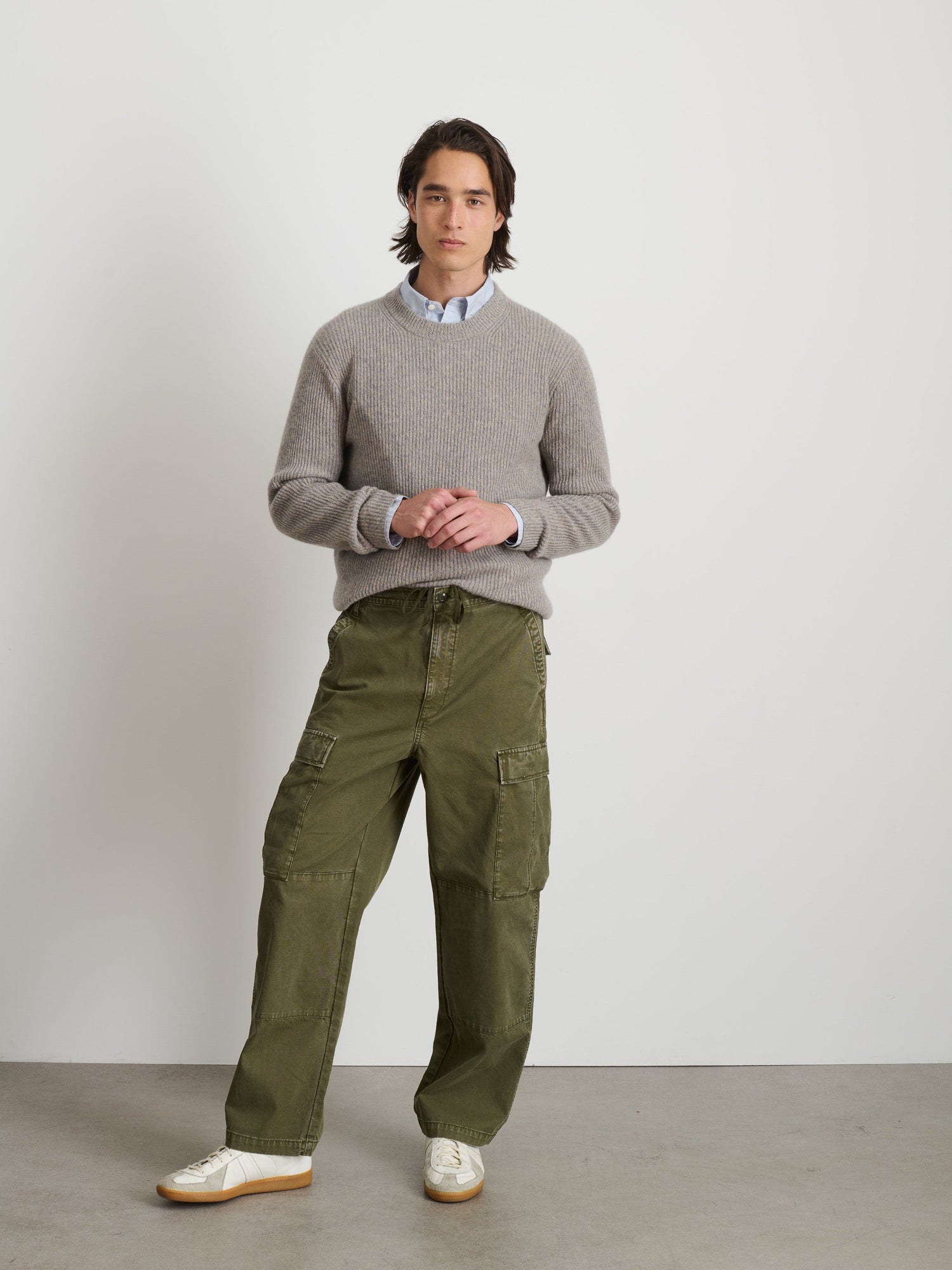 Men | Jordan Sweater | Marled Cashmere Marled Granite
