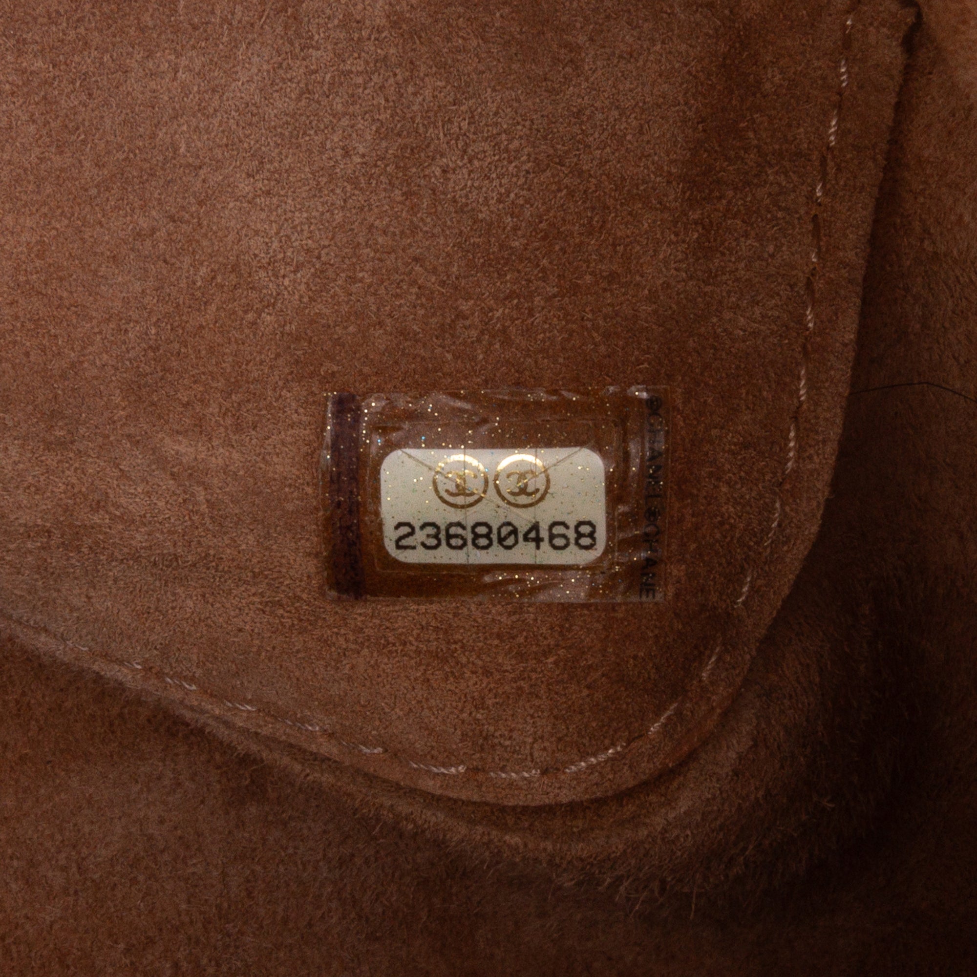 Chanel | Pre-Owned Medium Classic Caviar Pure Double Flap | Brown/Light Brown