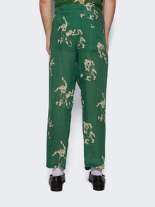 Men | Bode | Football Silhouette Pajama Pants | Green