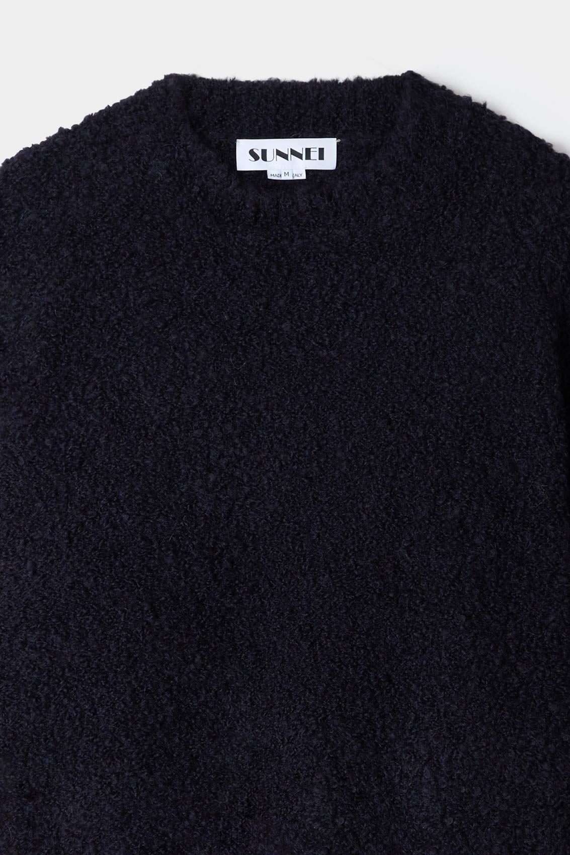 Astrakan Round Neck Sweater | Men | Dark Navy