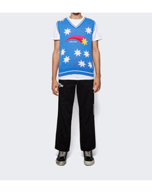 MSFTSrep | Men | Knitted Gilet Vest | Multicolor