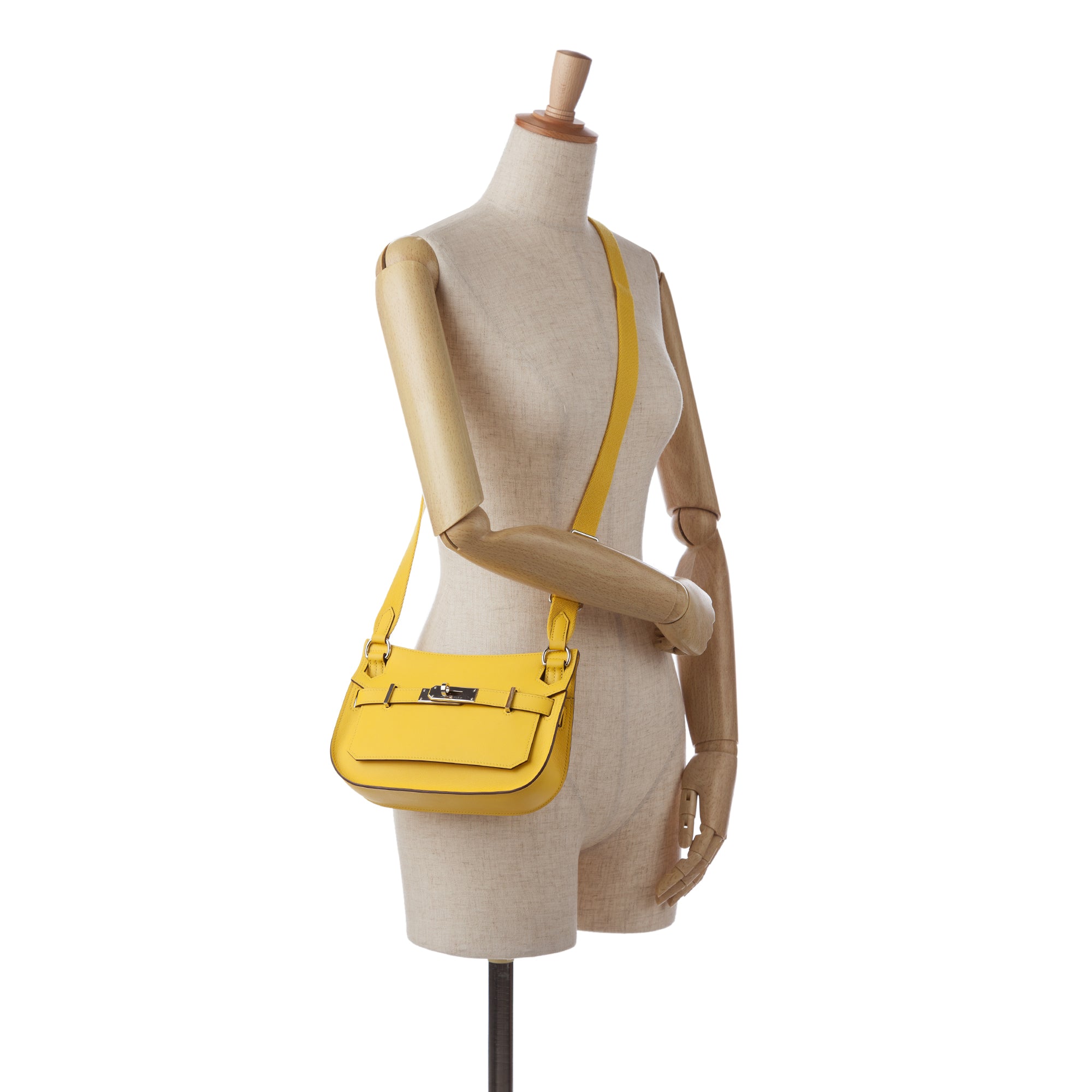 Hermes | Pre-Owned Swift Mini Jypsiere | Yellow