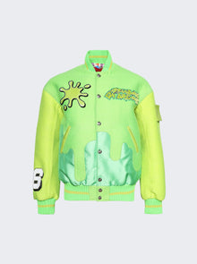 Members of The Rage | Slime Varsity Jacket | Green